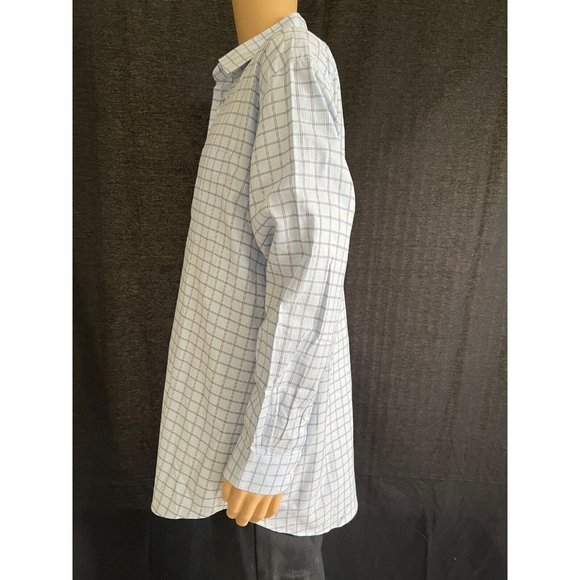 Nick Lopez Men's Shirt Light Dress Button Down Monogrammed DW 18 34/35 - Picture 2 of 7